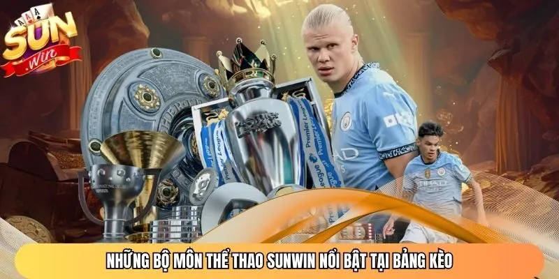 Những bộ môn thể thao Sunwin nổi bật tại bảng kèo